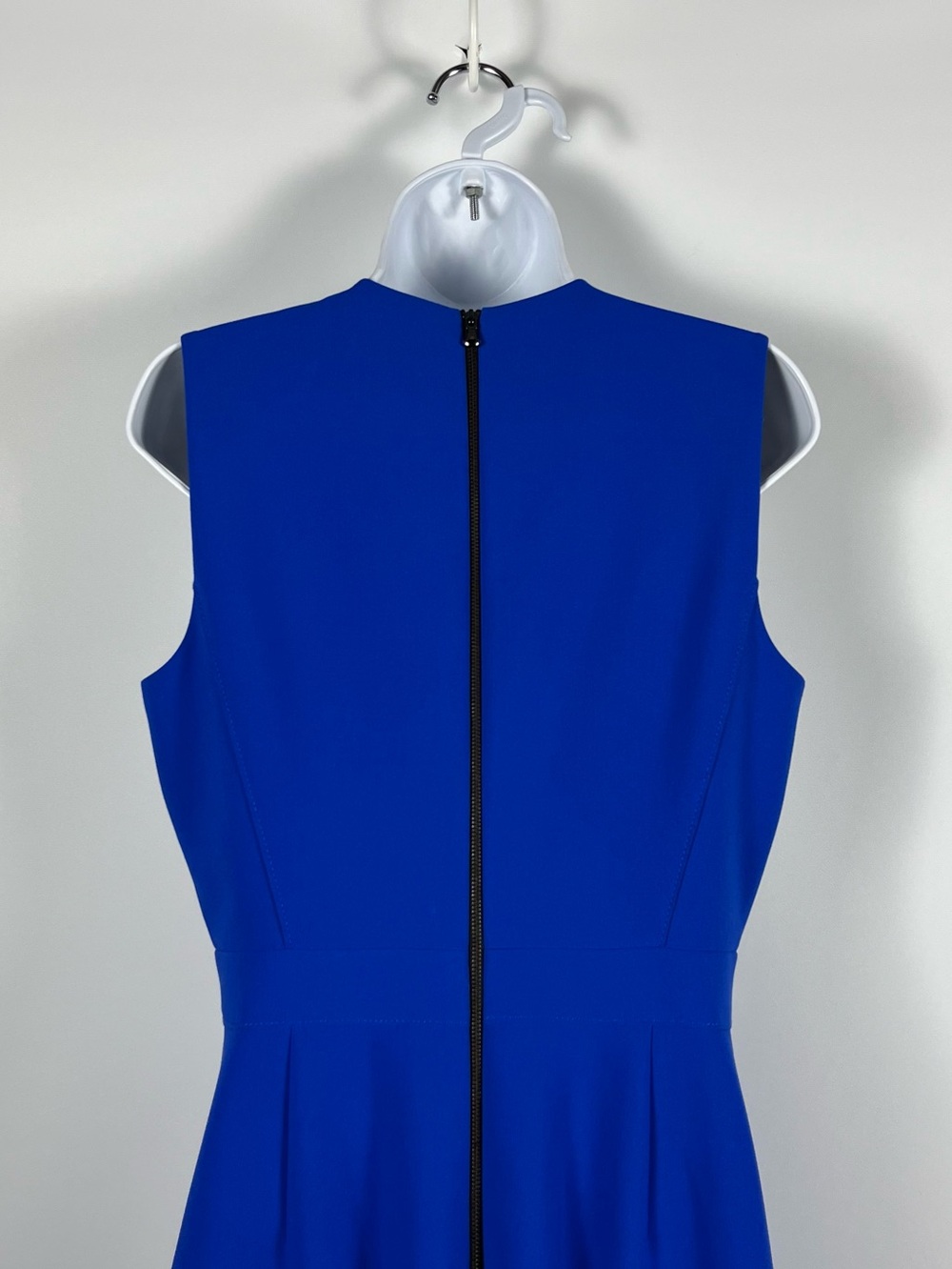 KOBI HALPERIN Sleeveless Royal Blue Fit & Flare Dress Size Medium - Picture 5 of 7